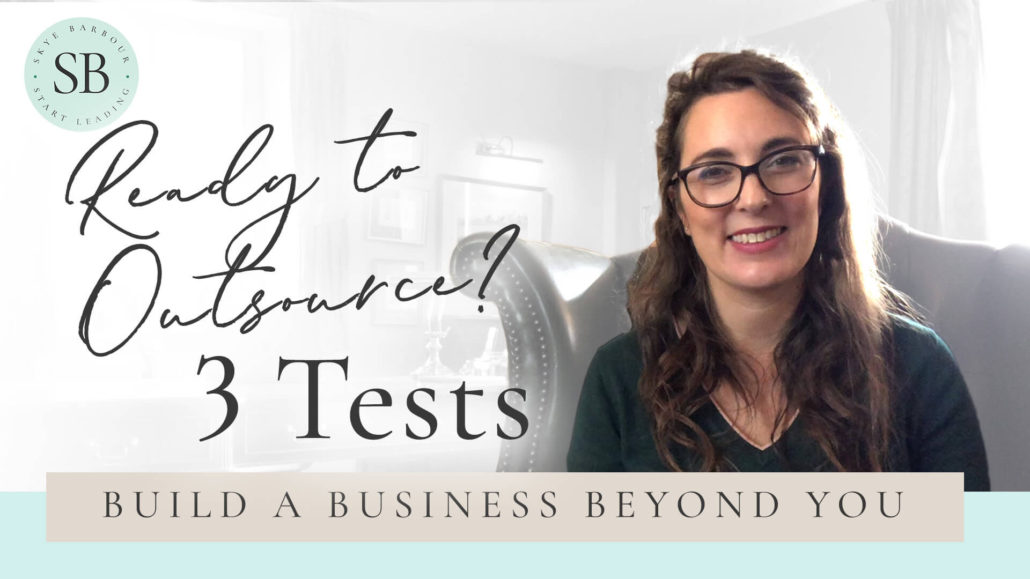 Ready to outsource - 3 tests | Skye Barbour